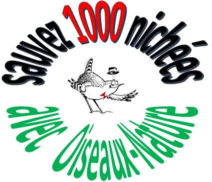 Logo de l'opération "Sauvez 1000 nichées"
